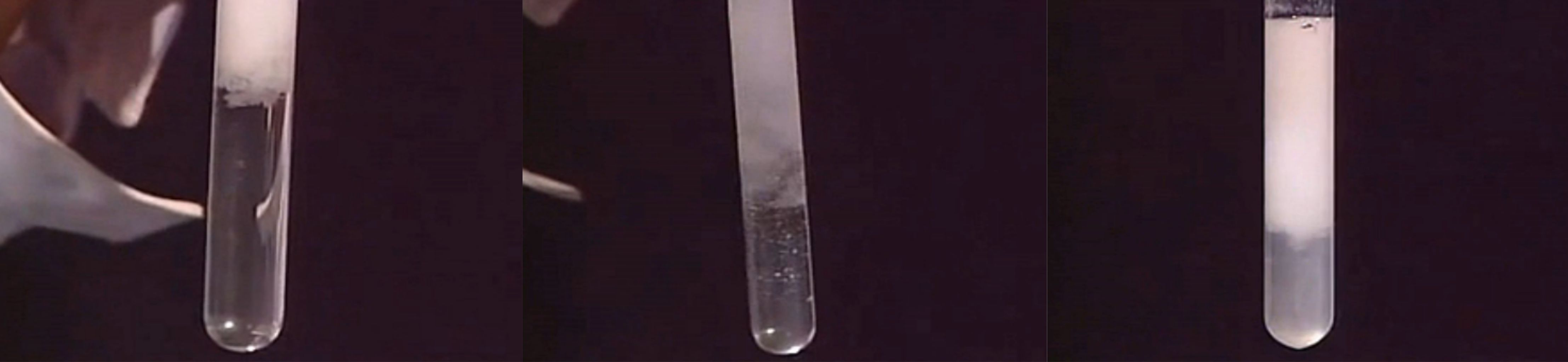 向NaOH溶液里滴加AlCl3溶液至過量,開始無沉淀，過一會兒產(chǎn)生白色沉淀且不溶解
